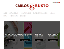 Tablet Screenshot of carlosbusto.com
